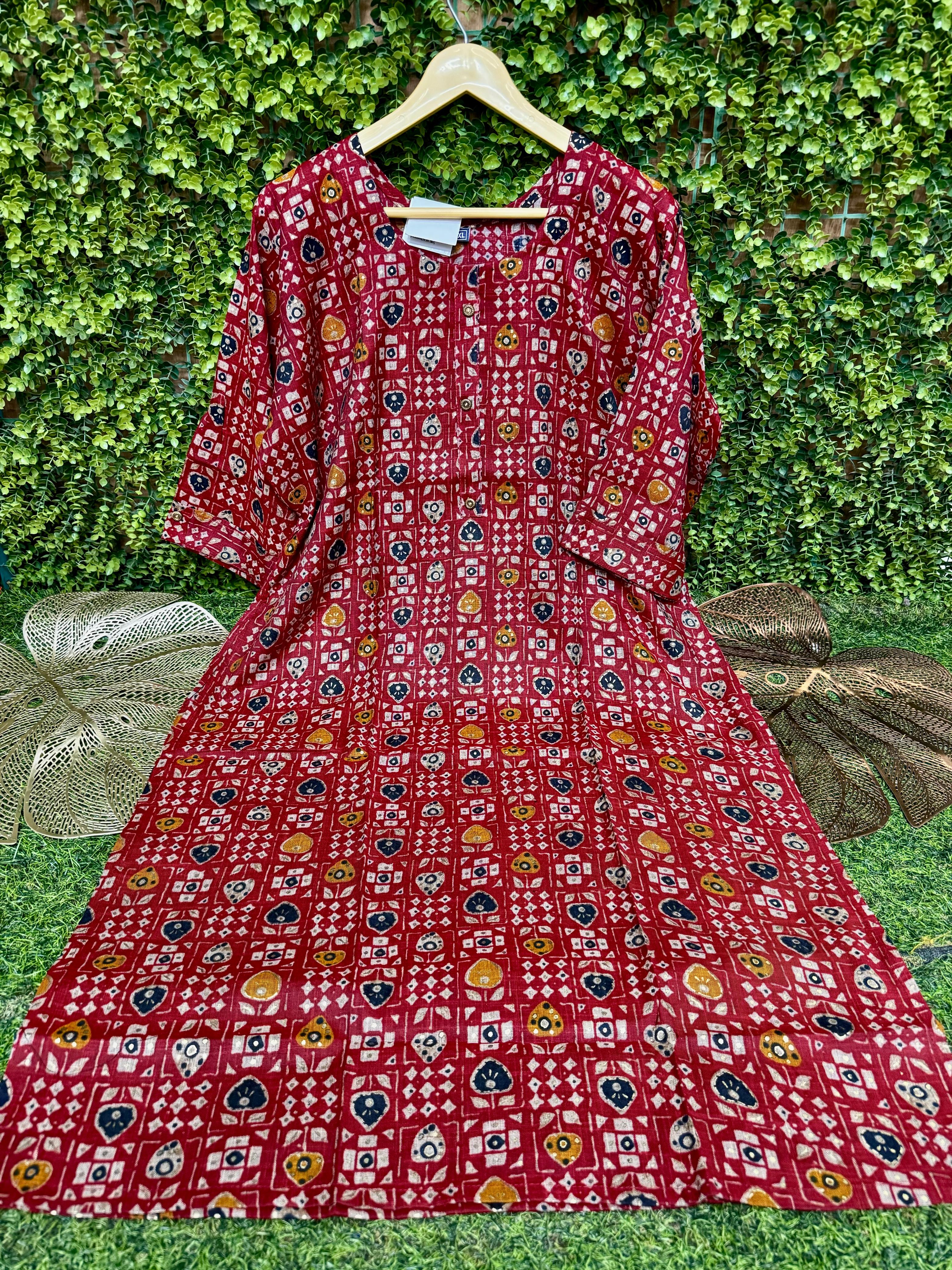 PLUS SIZE - SIDE OPEN KURTIS