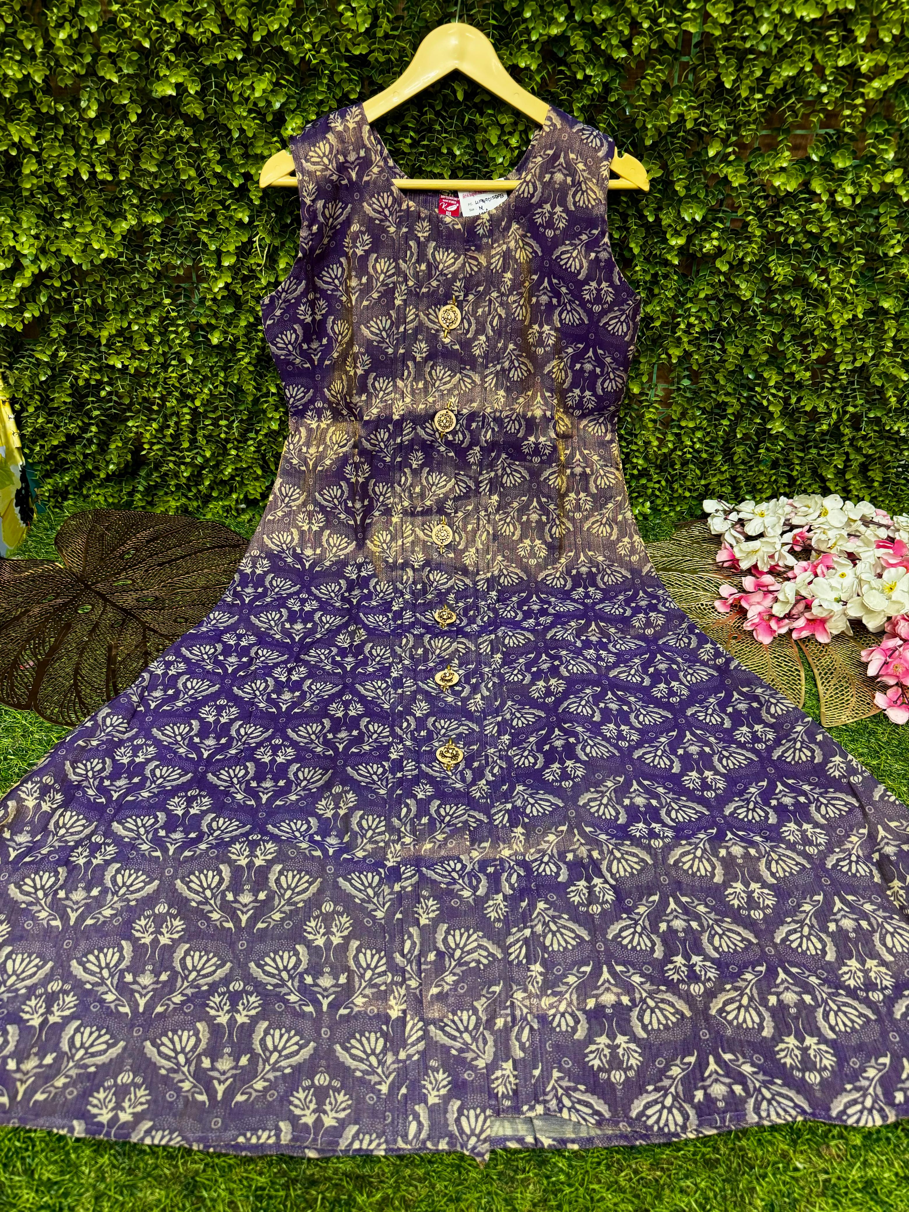 TISSUE KURTIS - A LINE