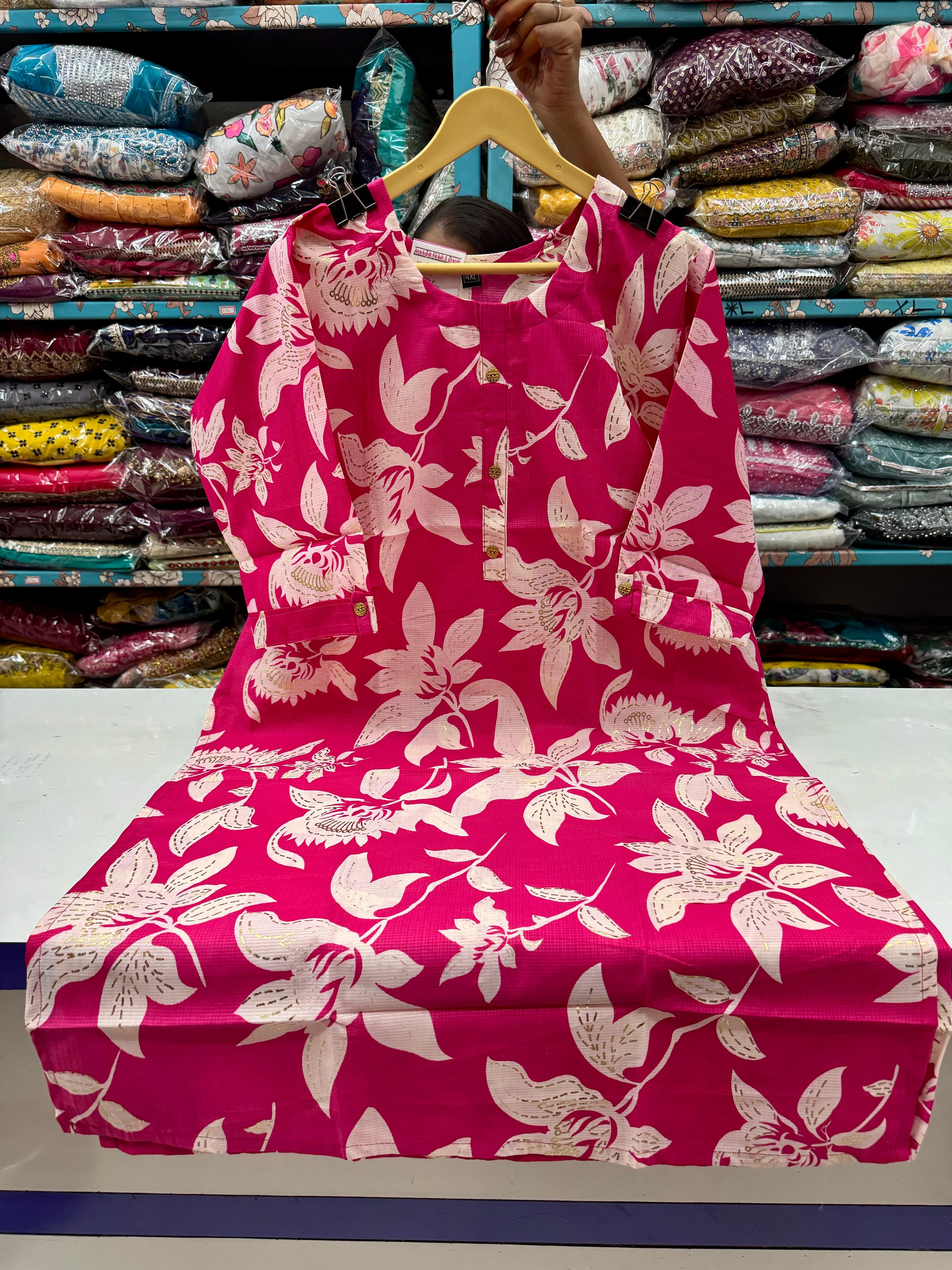 PLUS SIZE - SIDE OPEN KURTIS
