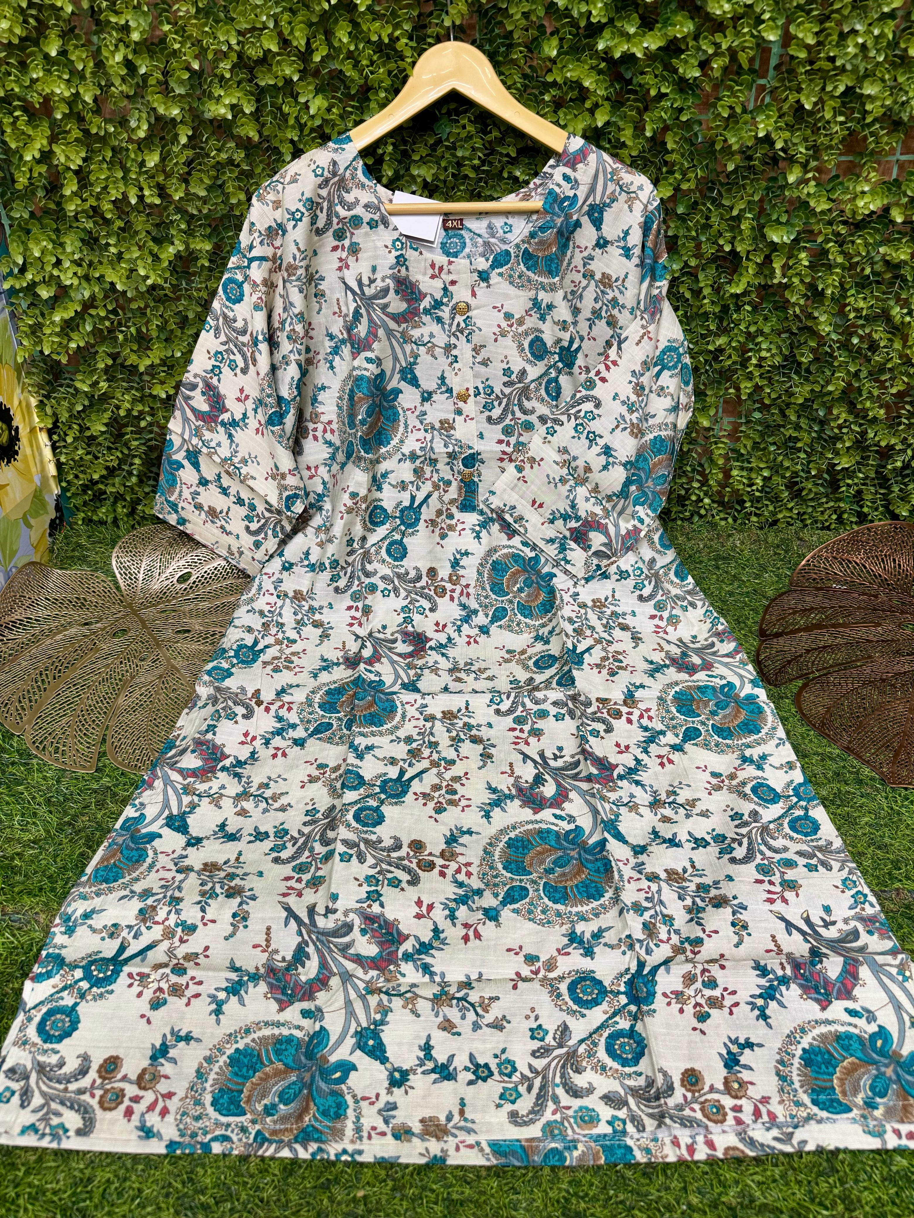 PLUS SIZE - SIDE OPEN KURTIS