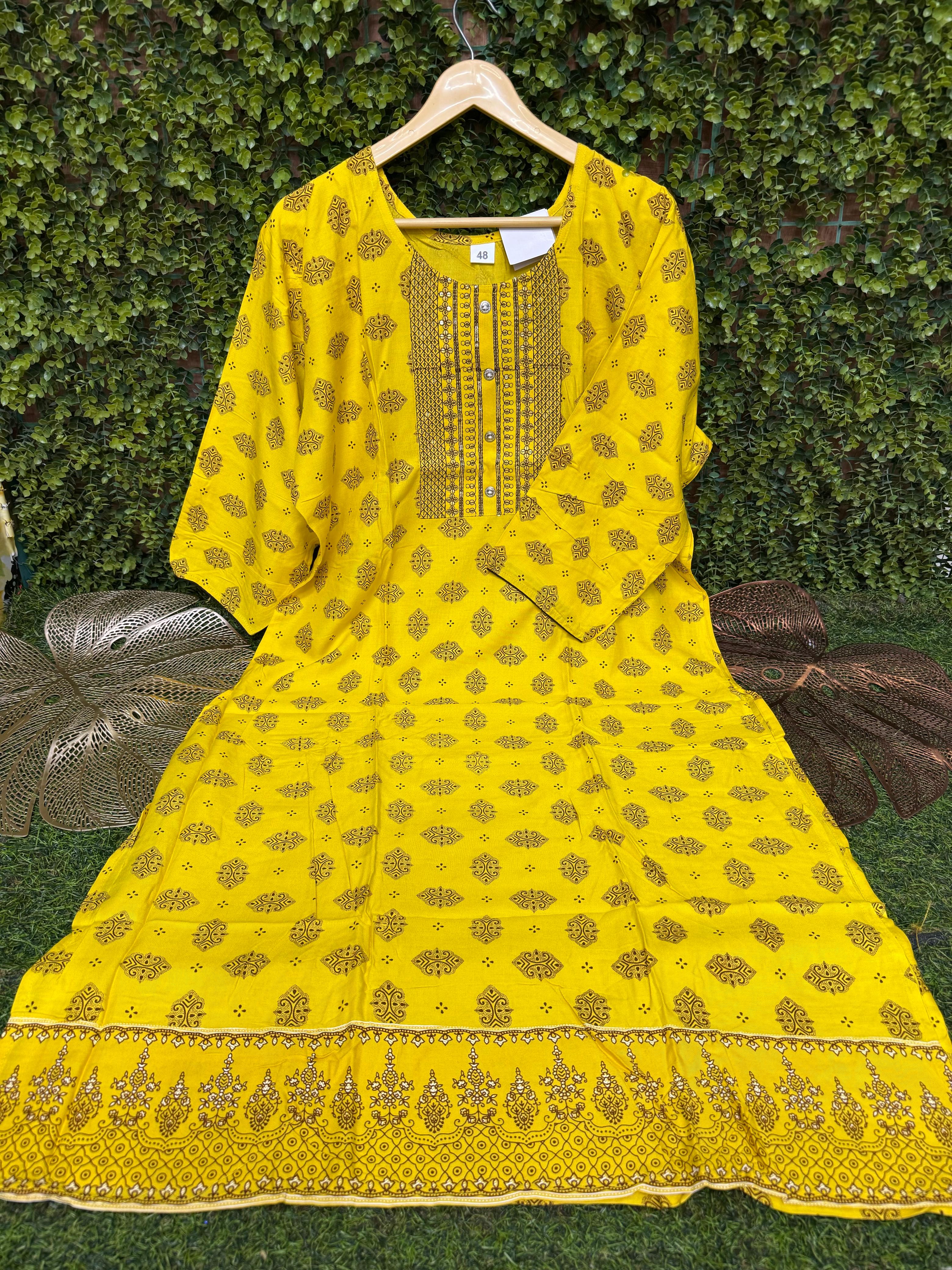 PLUS SIZE - SIDE OPEN KURTIS
