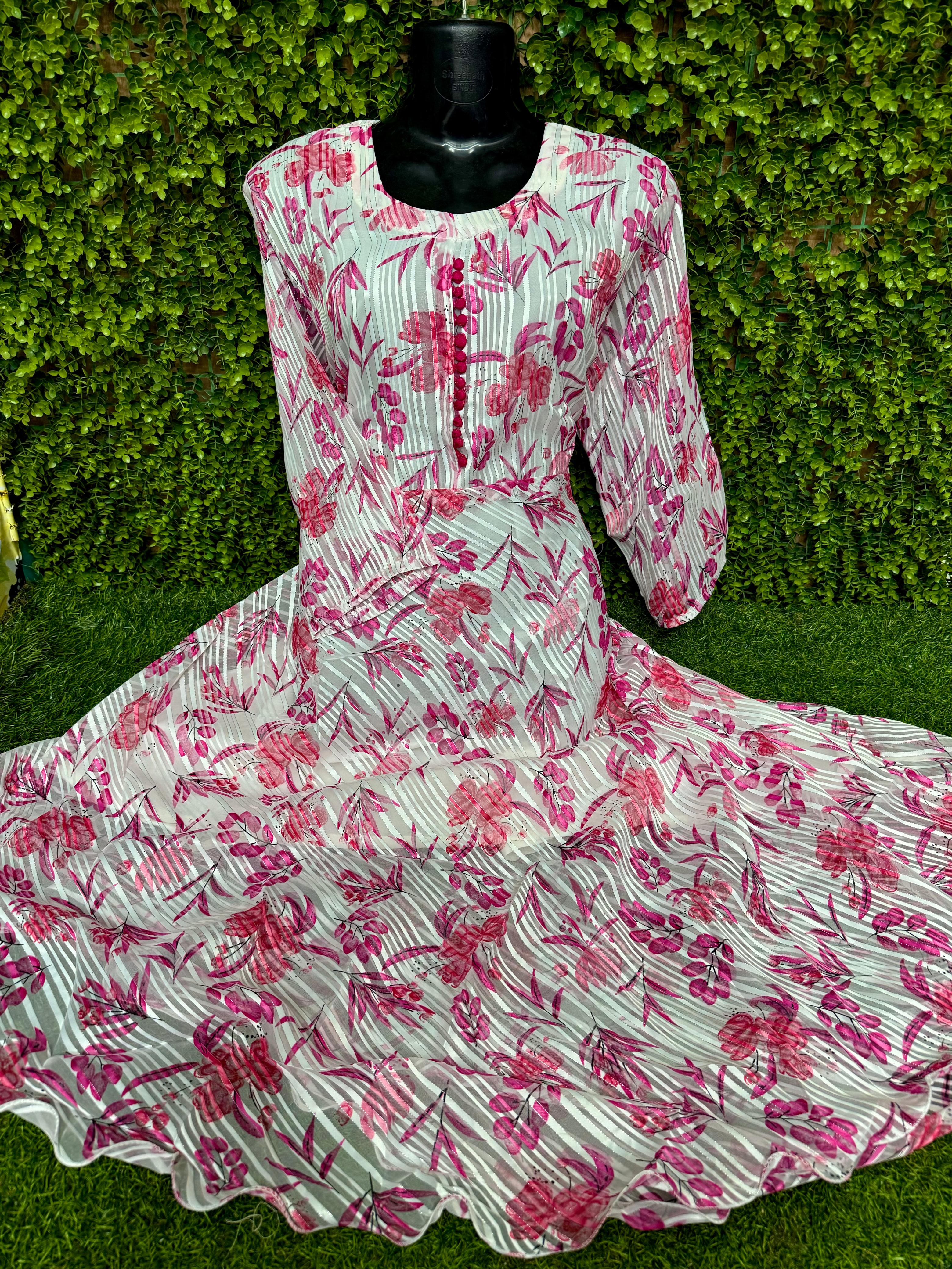 PLUS SIZE - GEORGETTE KURTIS - SS123