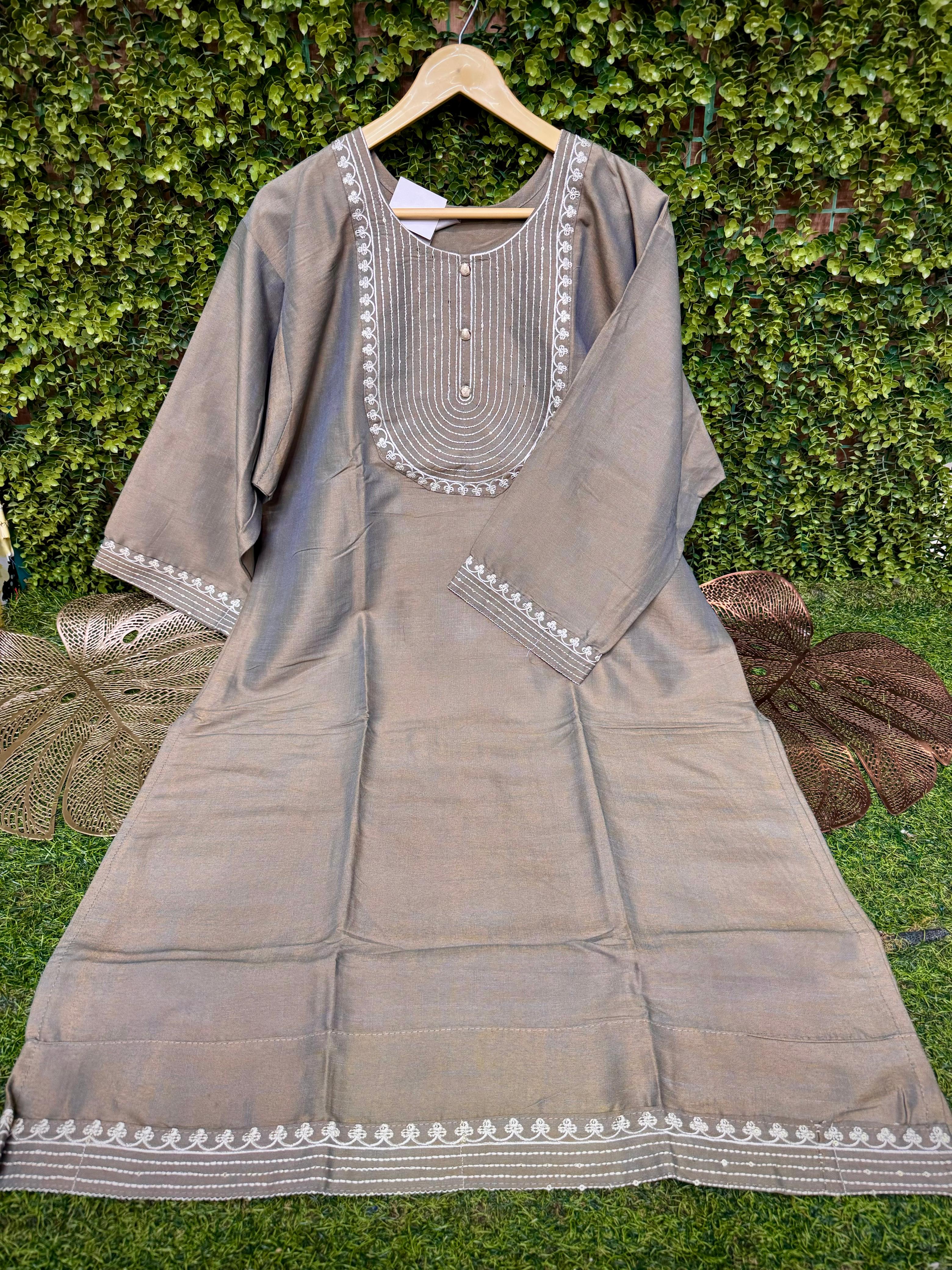 PLUS SIZE - SIDE OPEN KURTIS