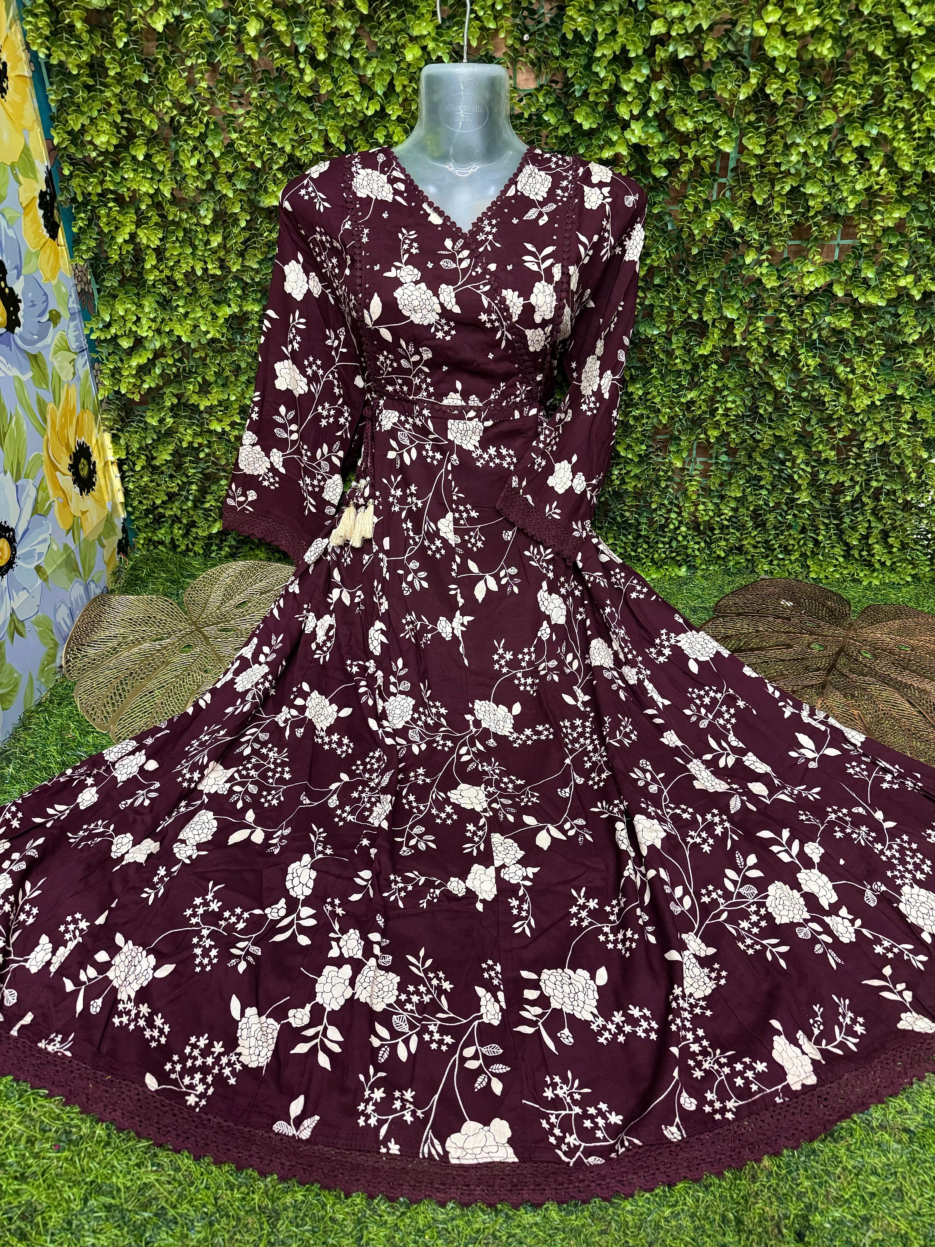 PLUS SIZE - LONG UMBRELLA KURTIS - SS63
