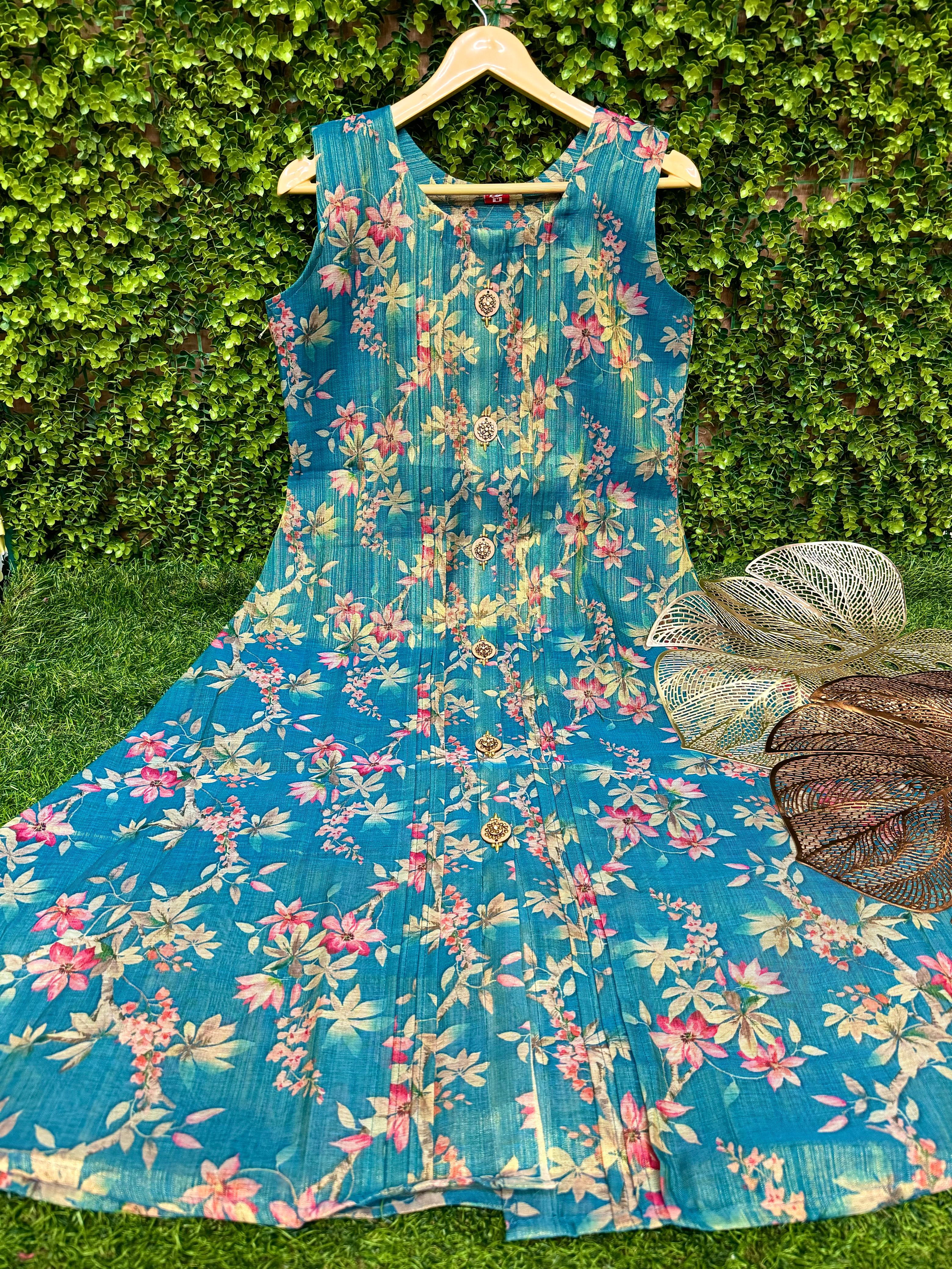 TISSUE KURTIS - A LINE