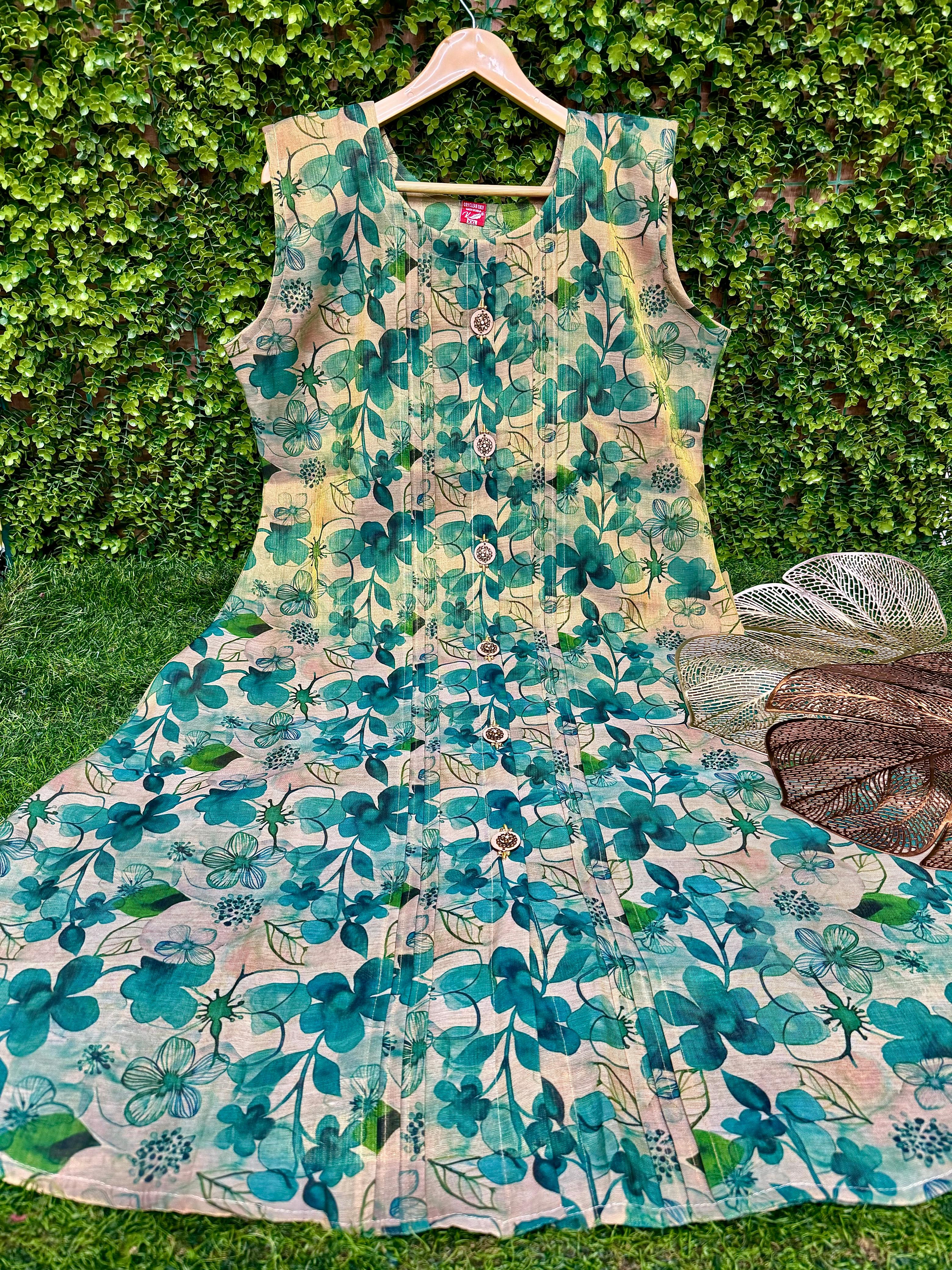 TISSUE KURTIS - A LINE